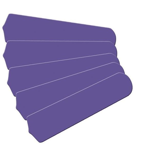 Emblem 52 in. New Kids Room Decor Ceiling Fan Blades; Purple & Violet EM983761
